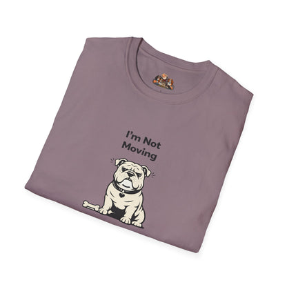 I'm Not Moving  —  Soft-Color Minimalist Family Collection For Adult Dog Lovers