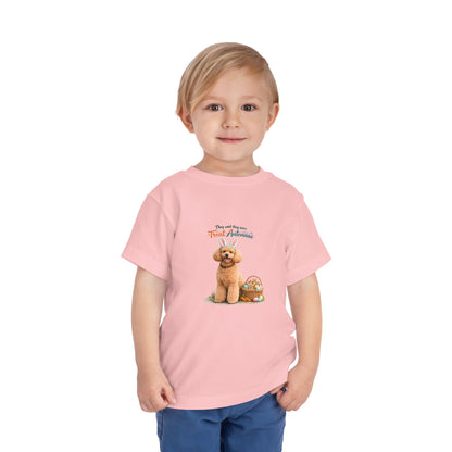 Poodle Treat Antennae™ -- Toddler Dog Lover Tee