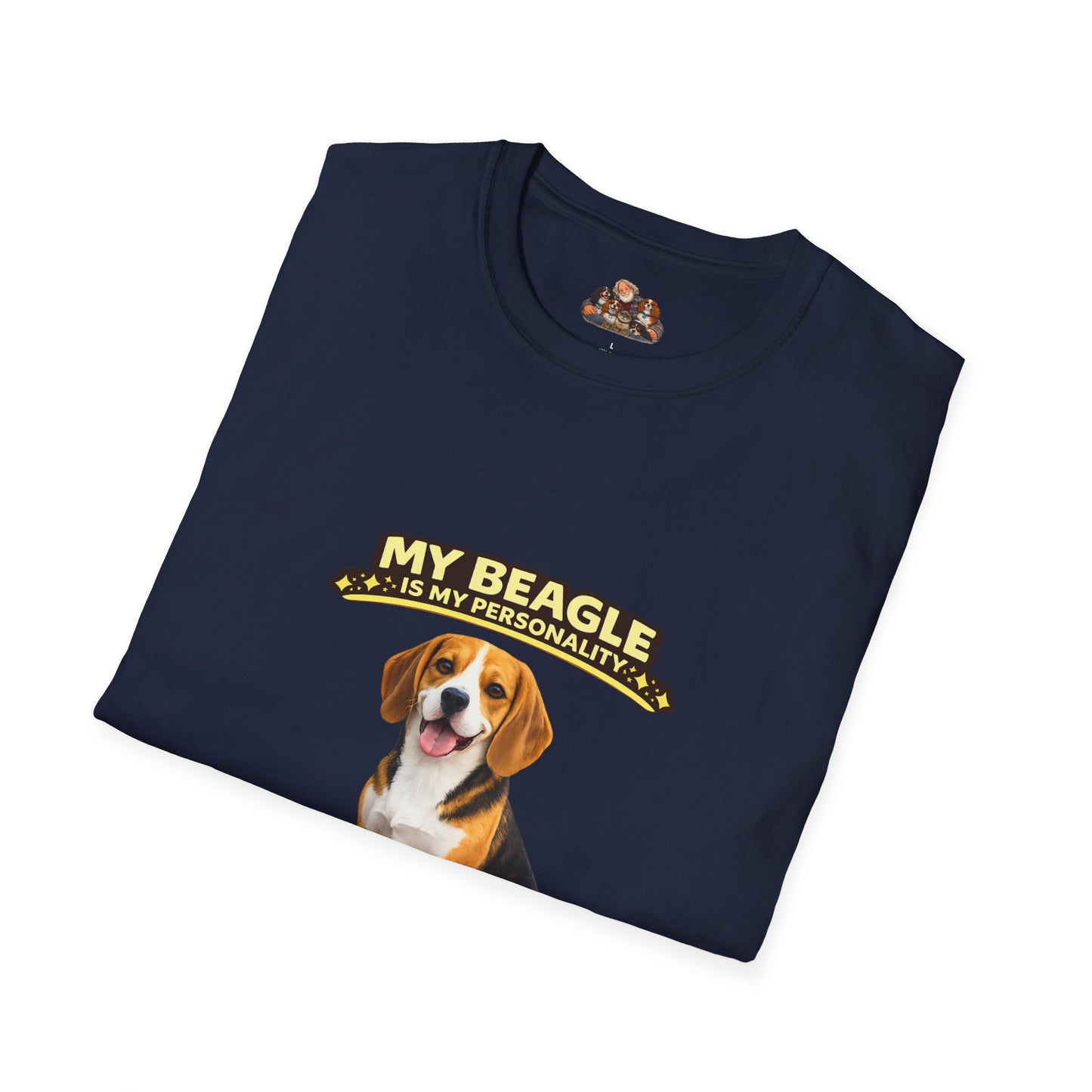 My Beagle Is My Personality – Chaos With Ears – Personalized Dog Tee