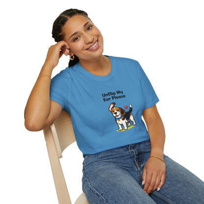 Unflip My Ear Please  — Soft-Color Minimalist Family Collection For Adult Dog Lovers