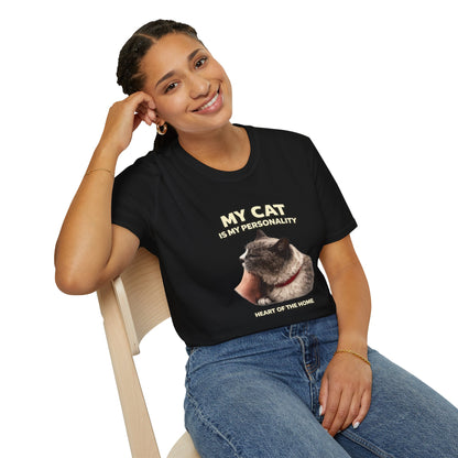 My Cat Is My Personality – "The Heart Of The Home" – Personalized Custom Cat Shirt