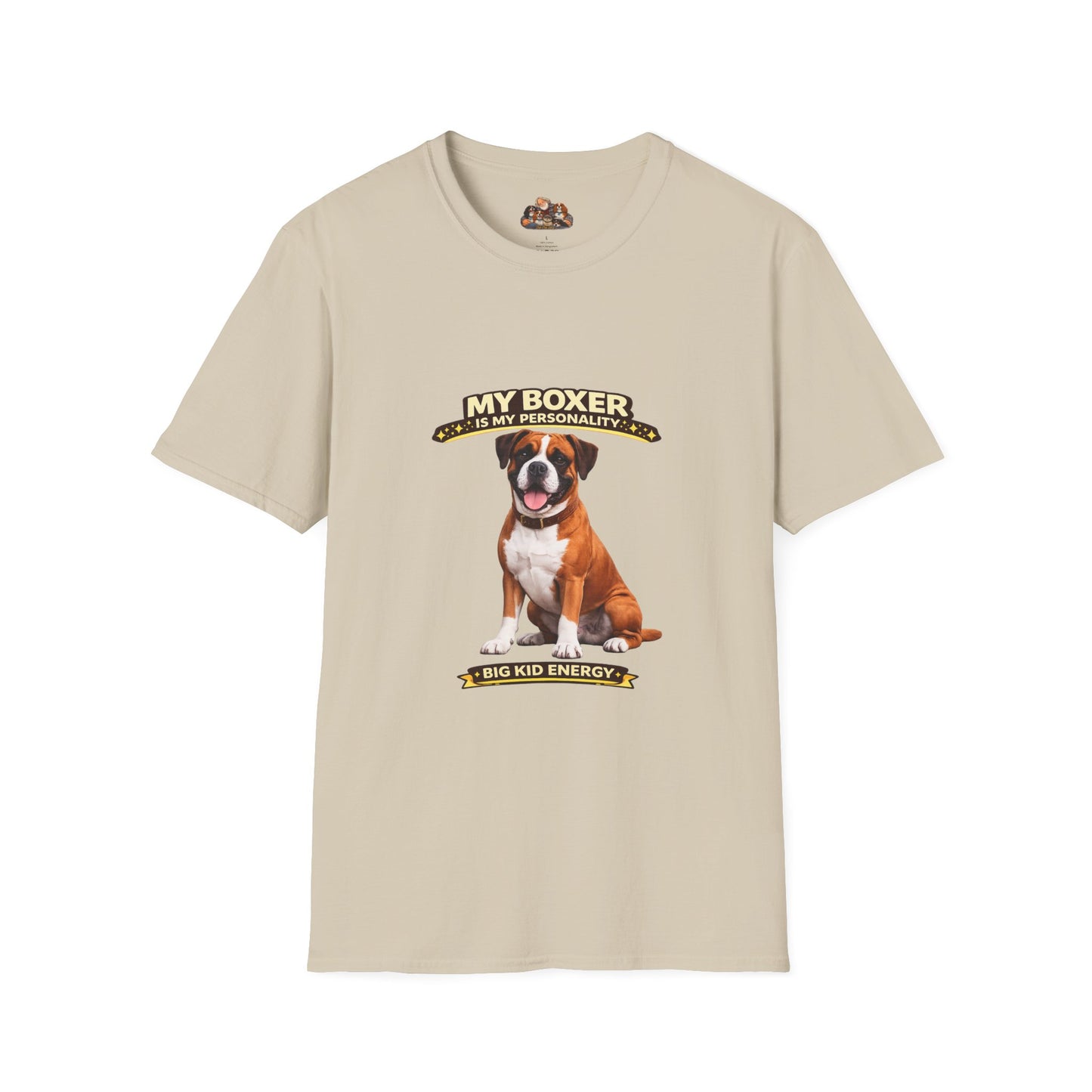 My Boxer Is My Personality – Big Kid Energy– Personalized Dog Breed Tee