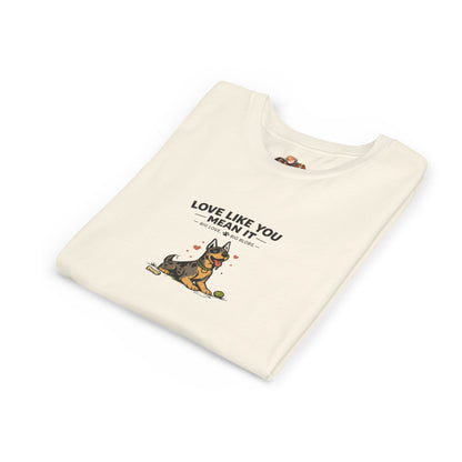 Love Like You Mean It -- Youth Dog Lover Tee