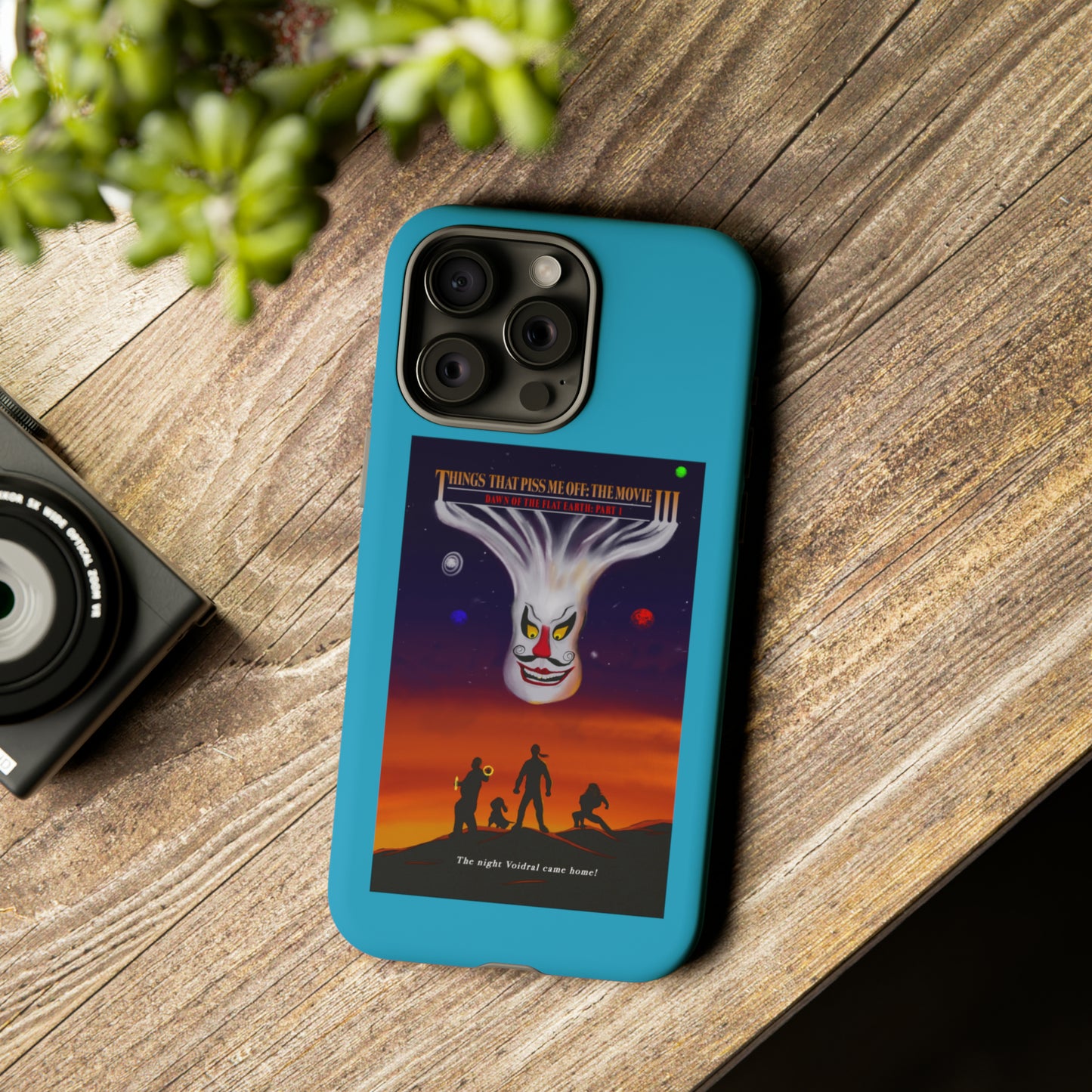 Dawn Of The Flat Earth: Part I Tough Phone Case (turquoise)