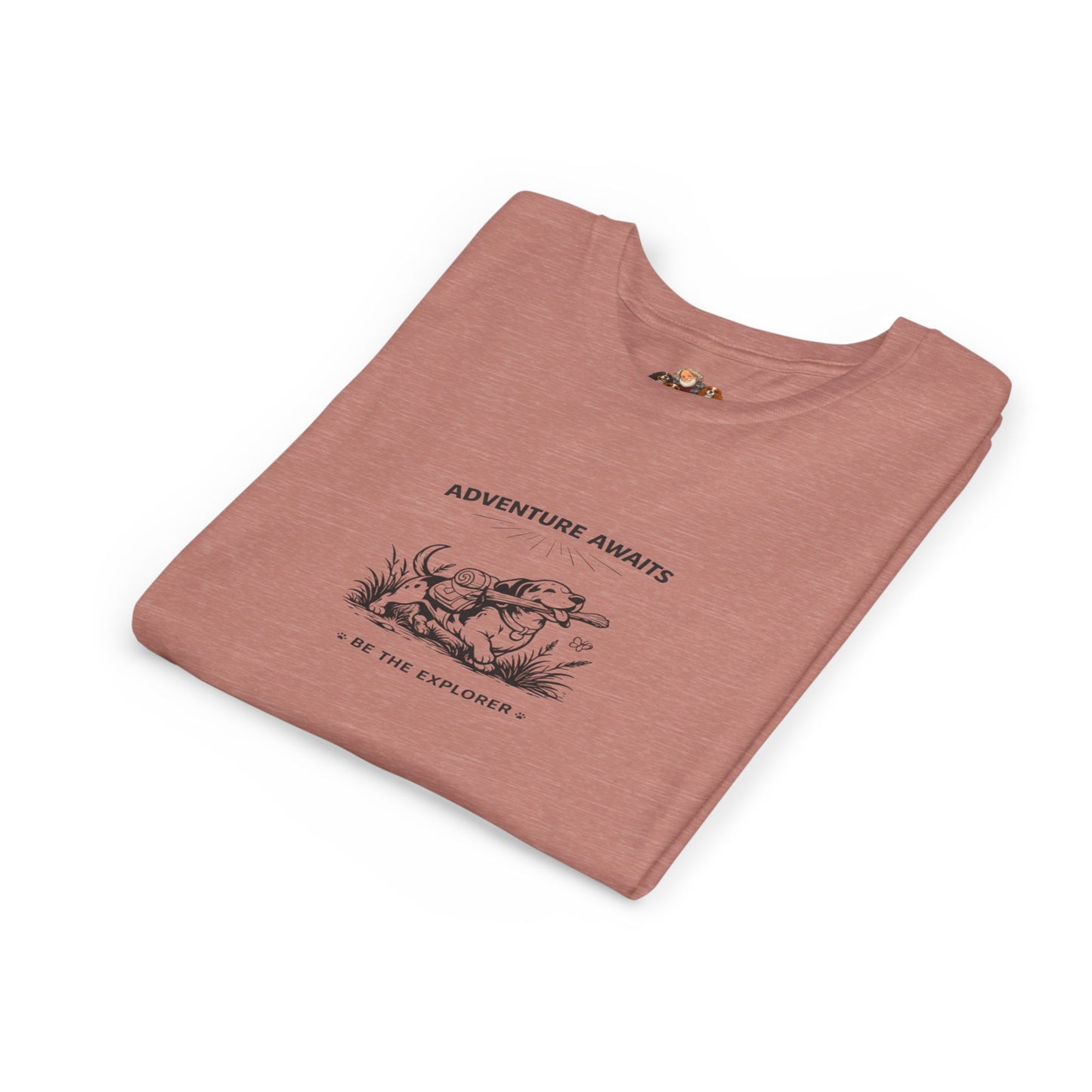 Adventure Awaits -- Youth Dog Lover Tee