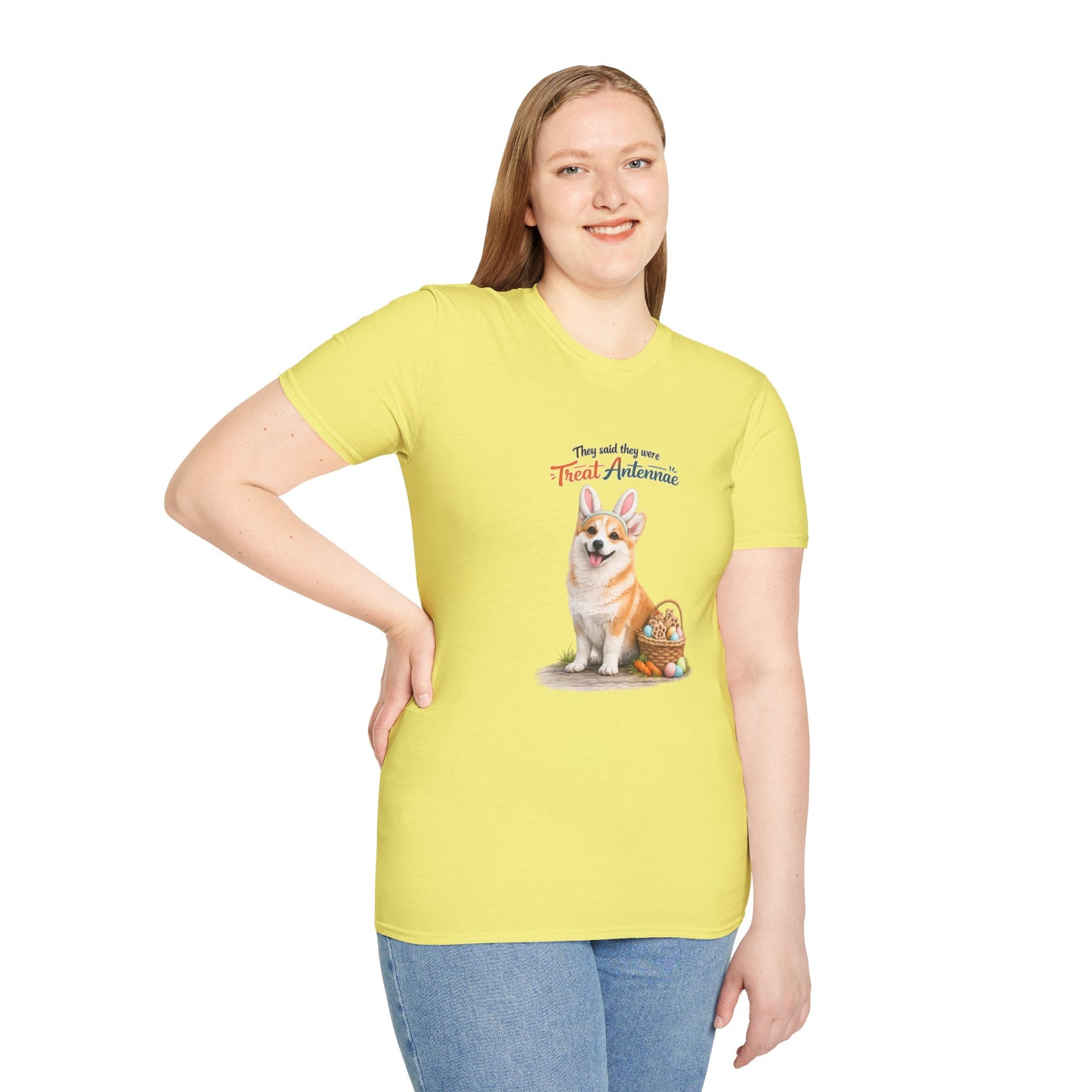 Corgi Treat Antenna™ – Easter Dog Lover Tee