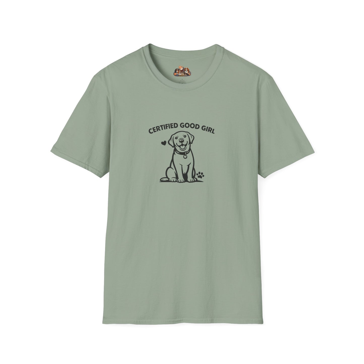 Certified Good Girl —  Black And White Minimalist Family Collection For Adult Dog Lovers