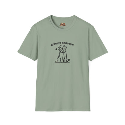 Certified Good Girl —  Black And White Minimalist Family Collection For Adult Dog Lovers