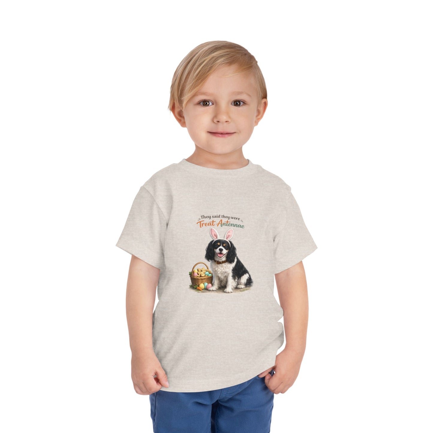 Cavalier King Charles Spaniel Treat Antennae™ -- Toddler Dog Lover Tee