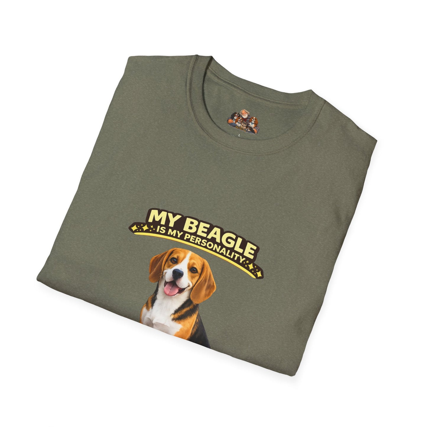 My Beagle Is My Personality – Chaos With Ears – Personalized Dog Tee
