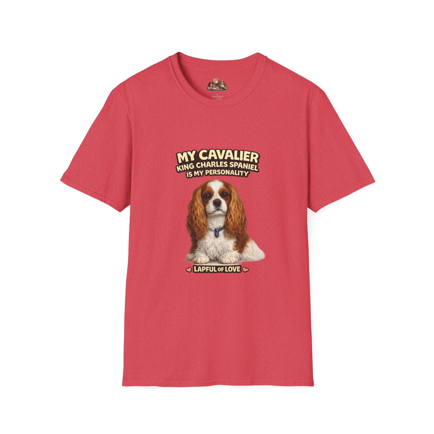 My Cavalier King Charles Spaniel Is My Personality – Lapful Of Love – Personalized Dog Breed Tee