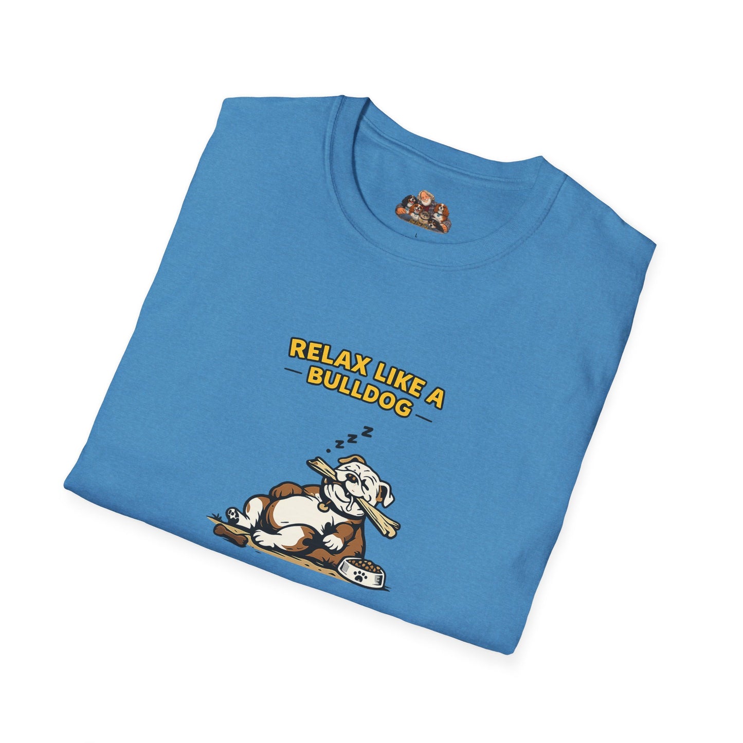 Relax Like A Bulldog  —  Soft-Color Minimalist Family Collection For Adult Dog Lovers