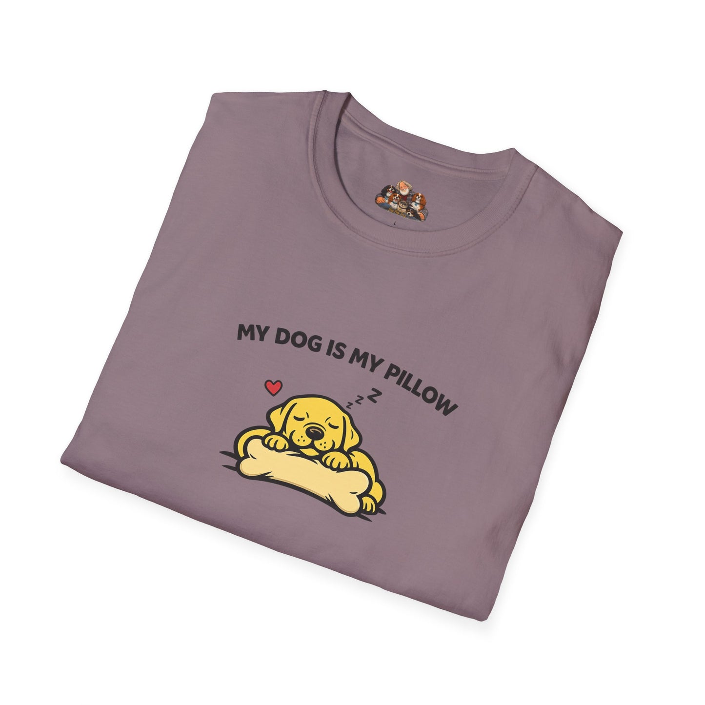 My Dog Is My Pillow  —  Soft-Color Minimalist Family Collection For Adult Dog Lovers