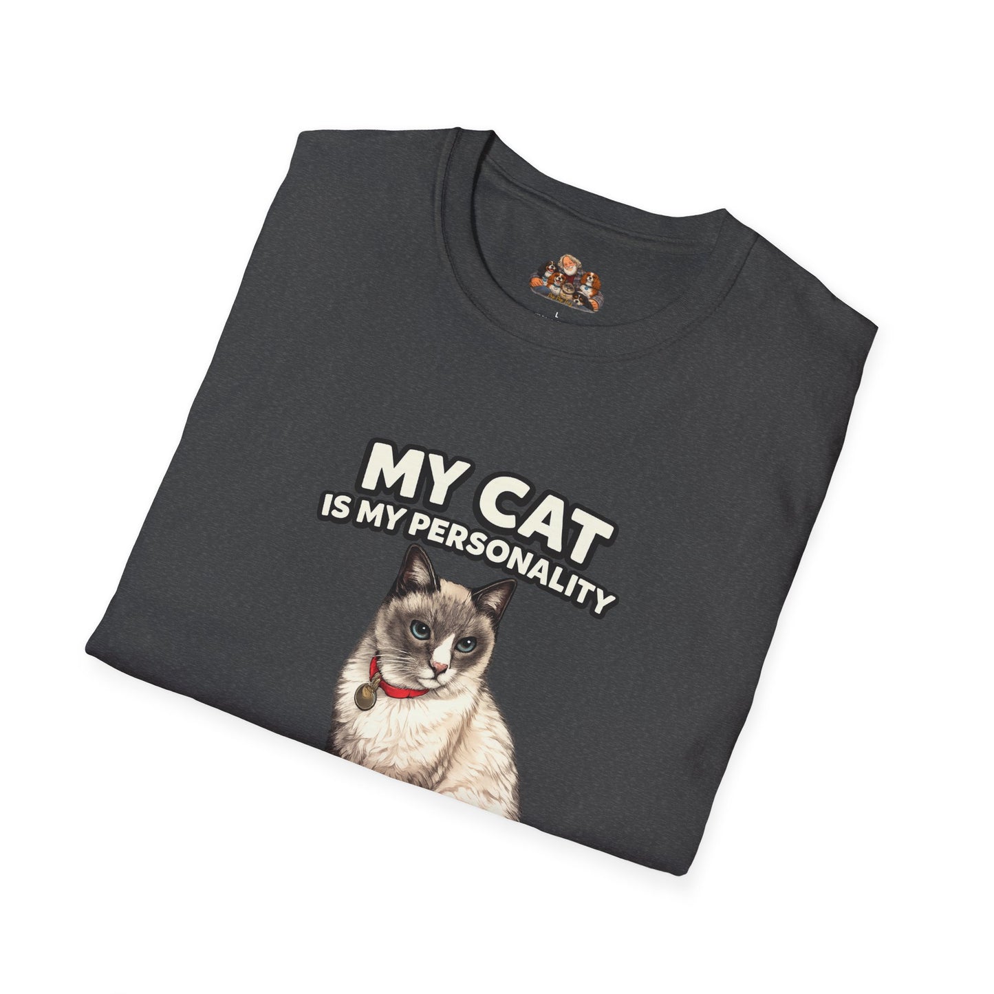 My Cat Is My Personality – "The Quiet One" – Personalized Custom Cat Shirt