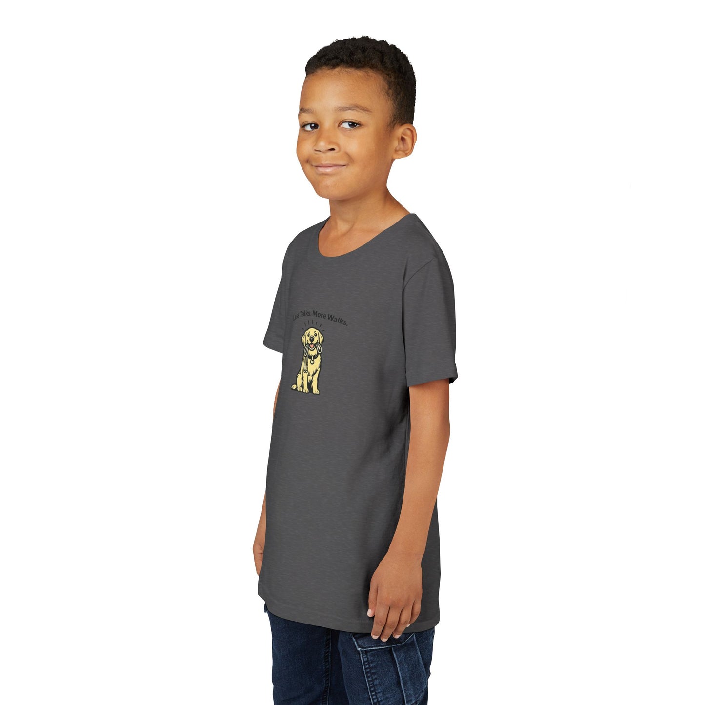 Less Talks. More Walks. -- Youth Dog Lover Tee
