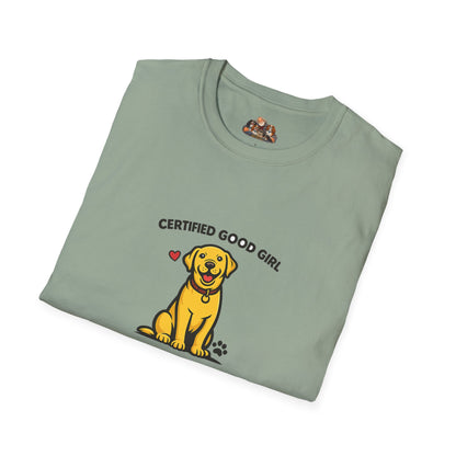 Certified Good Girl  —  Soft-Color Minimalist Family Collection For Adult Dog Lovers