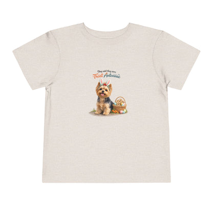 Yorkshire Terrier Treat Antennae™ -- Toddler Dog Lover Tee