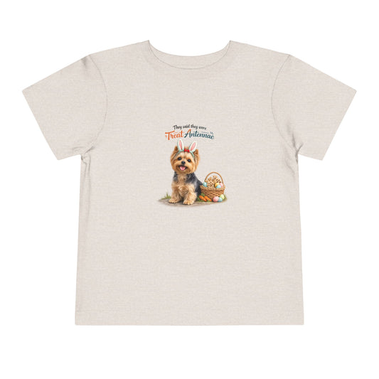 Yorkshire Terrier Treat Antennae™ -- Toddler Dog Lover Tee