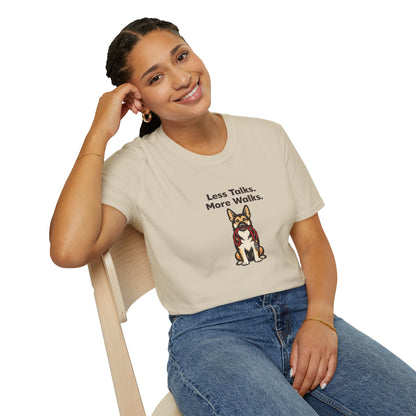 Less Talks. More Walks.  —  Soft-Color Minimalist Family Collection For Adult Dog Lovers