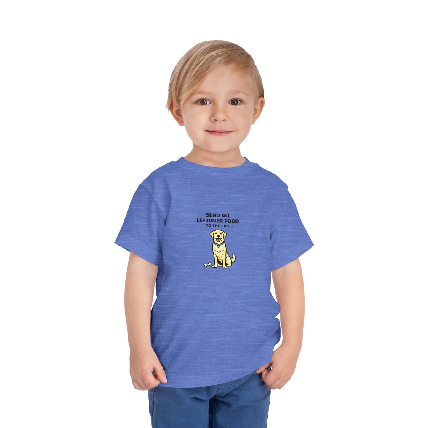 Send All Leftover Food To The Lab  --  Toddler Dog Lover Tee