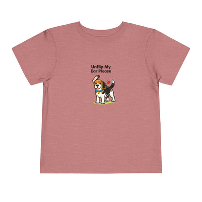 Unflip My Ear Please  -- Toddler Dog Lover Tee