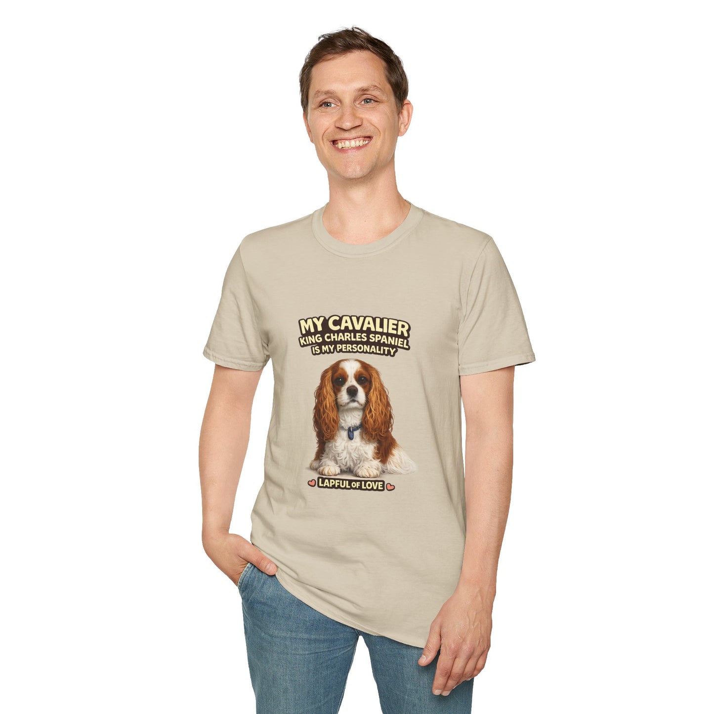 My Cavalier King Charles Spaniel Is My Personality – Lapful Of Love – Personalized Dog Breed Tee
