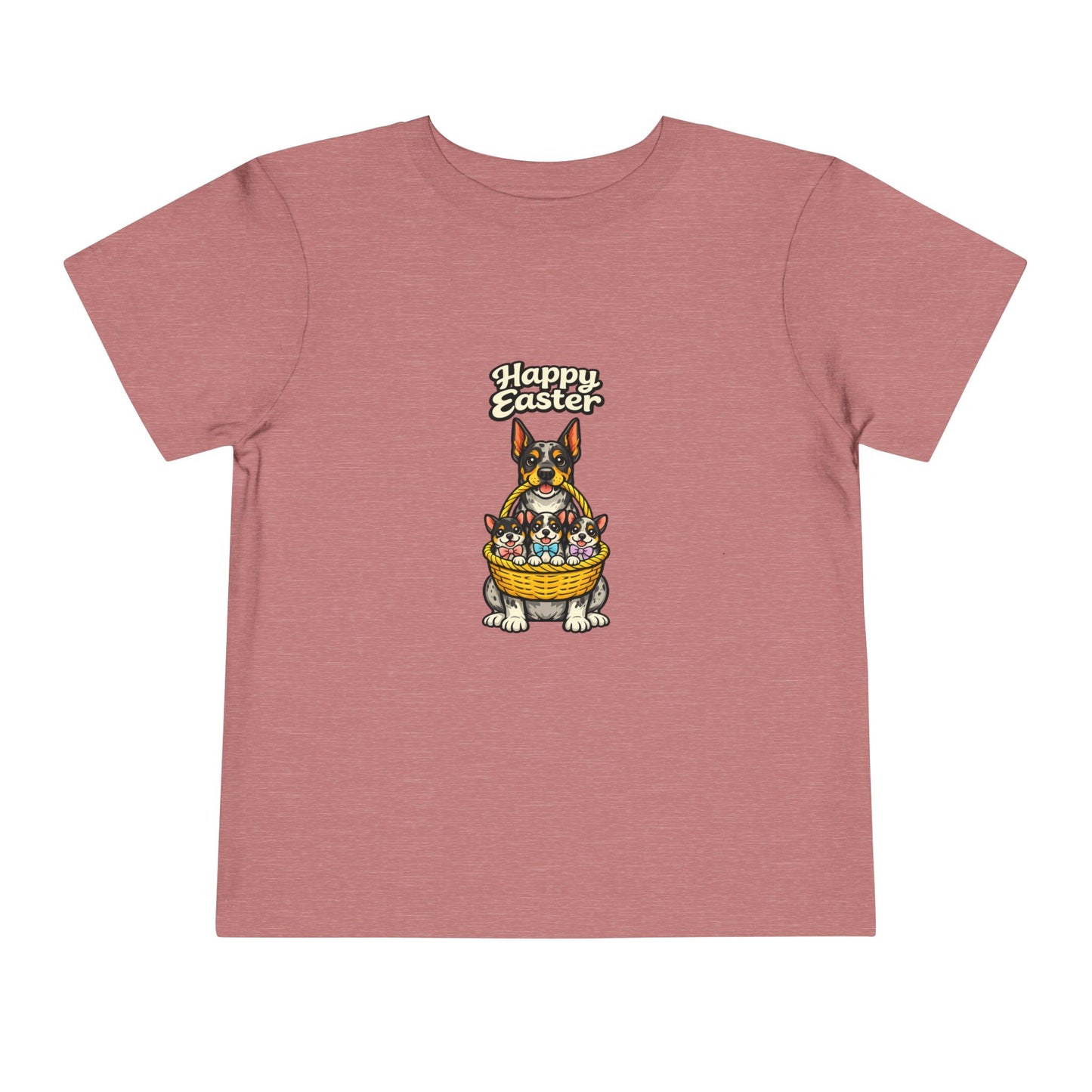 Great Dane Family Happy Easter -- Toddler Dog Lover Tee