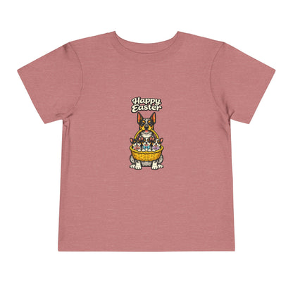 Great Dane Family Happy Easter -- Toddler Dog Lover Tee