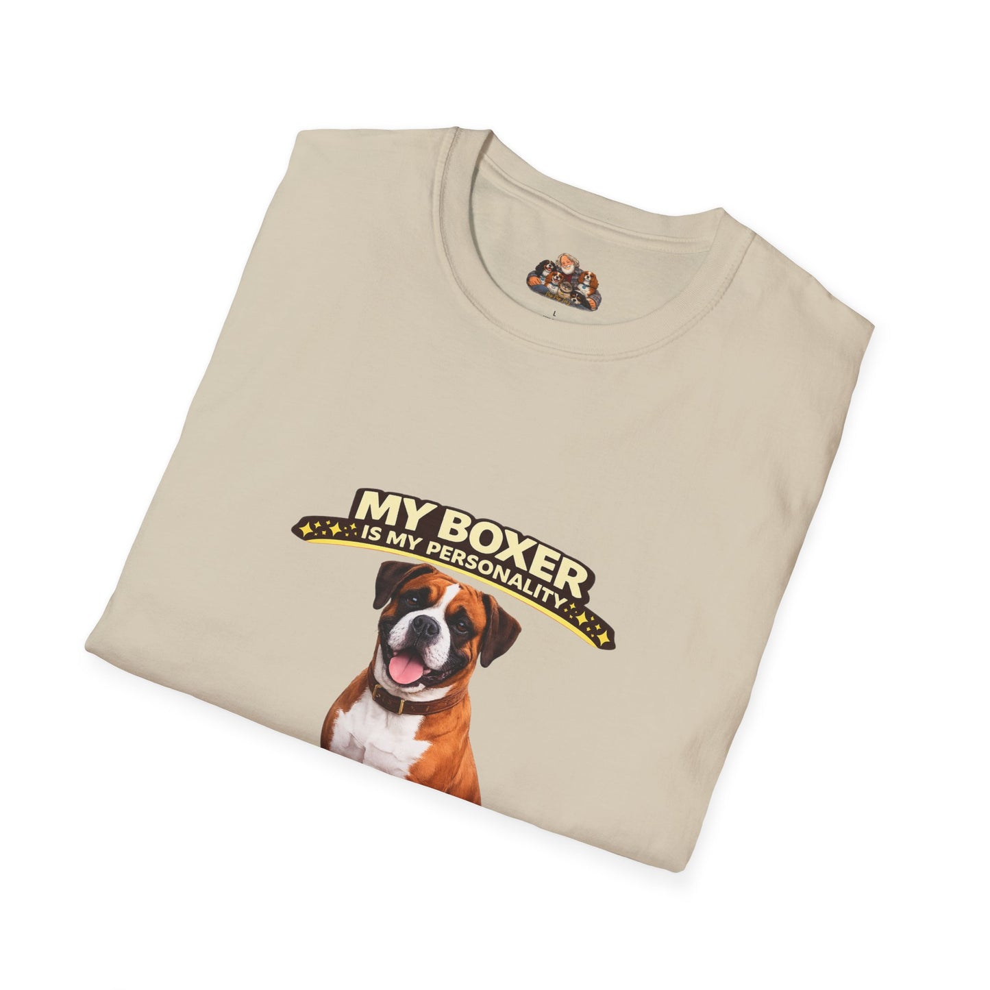 My Boxer Is My Personality – Big Kid Energy– Personalized Dog Breed Tee