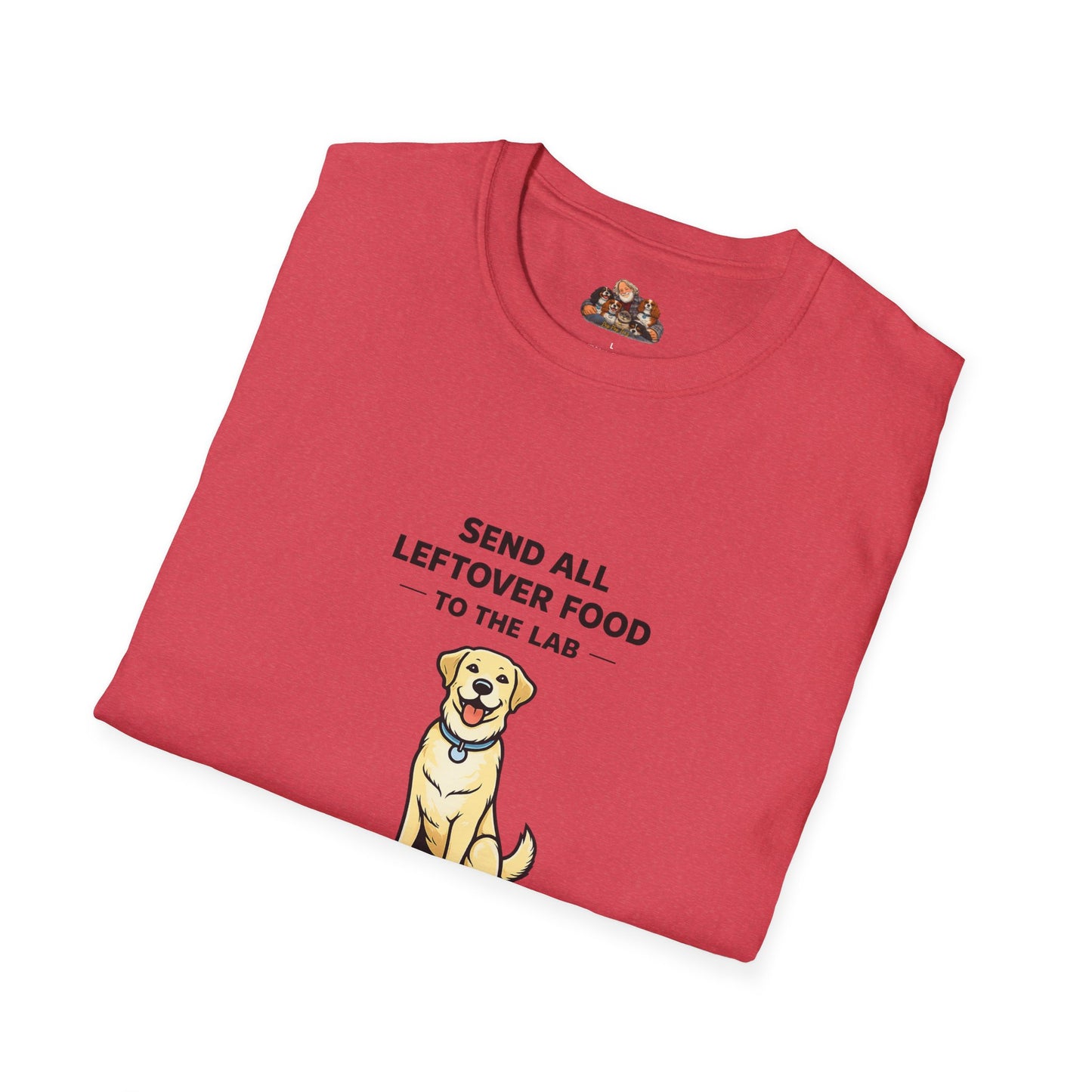 Send All Leftover Food To The Lab  —  Soft-Color Minimalist Family Collection For Adult Dog Lovers