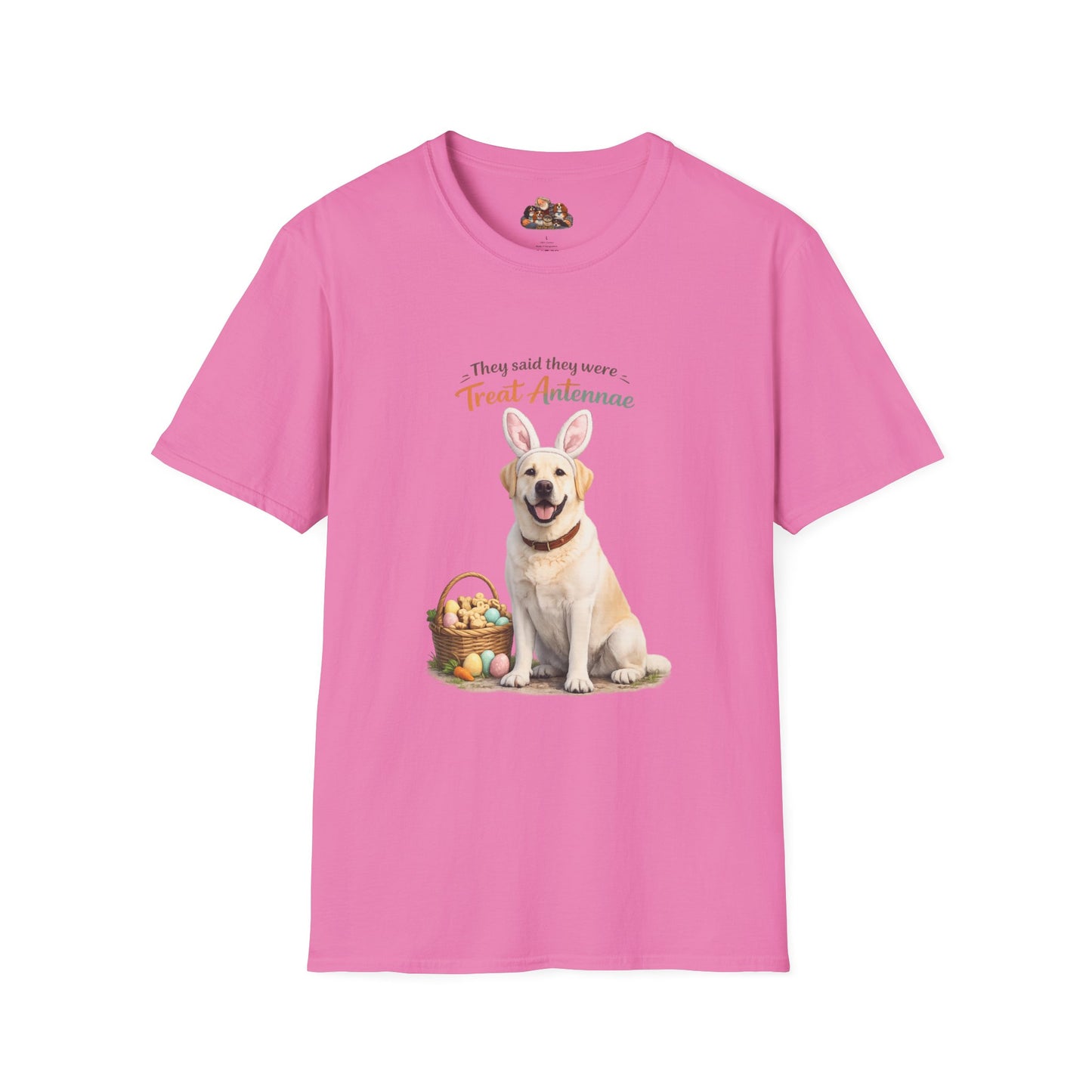 Yellow Lab Treat Antenna™ – Easter Yellow Lab Lover T-Shirt
