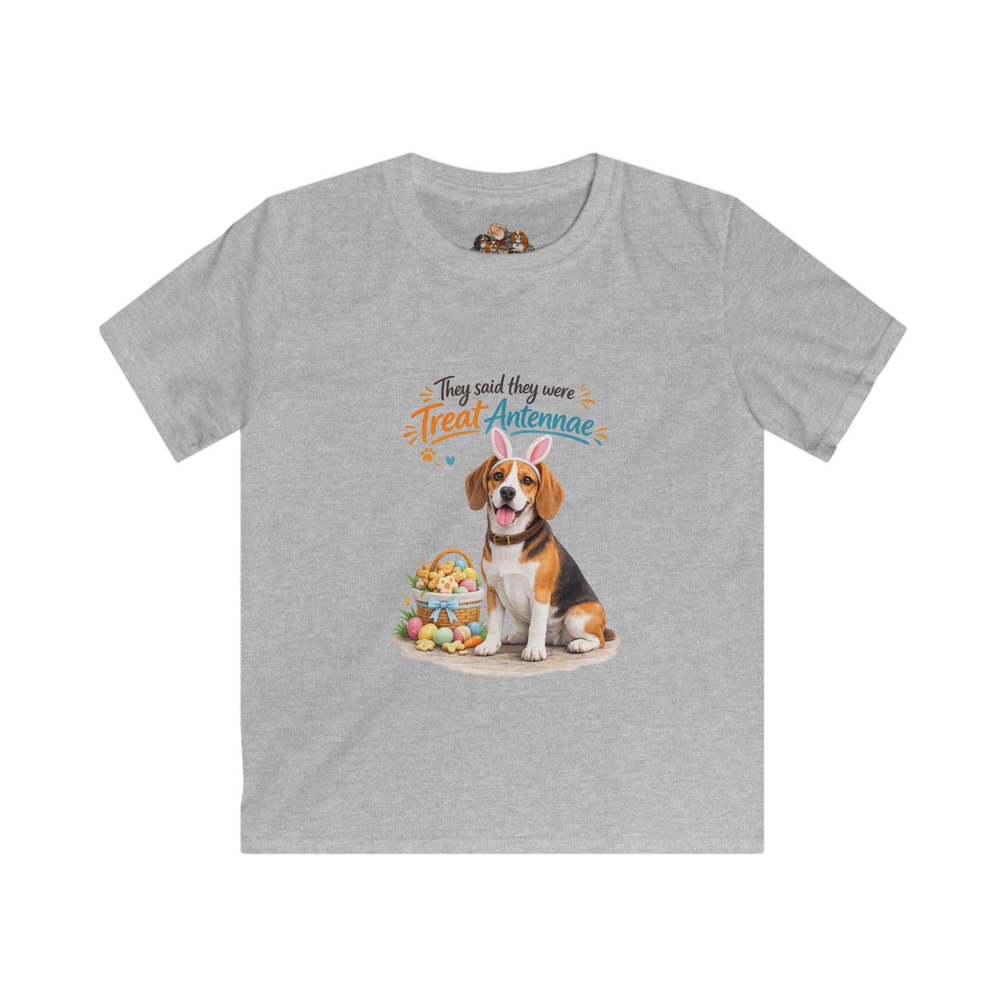 Beagle Treat Antennae™ — Youth Dog Lover Tee