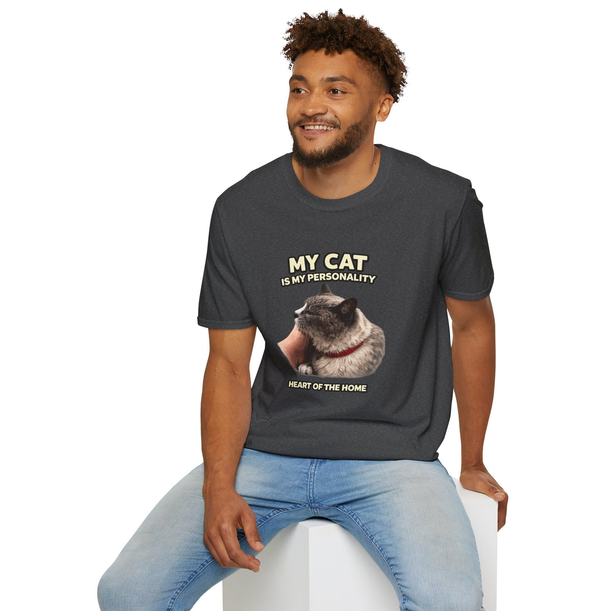 My Cat Is My Personality – "The Heart Of The Home" – Personalized Custom Cat Shirt