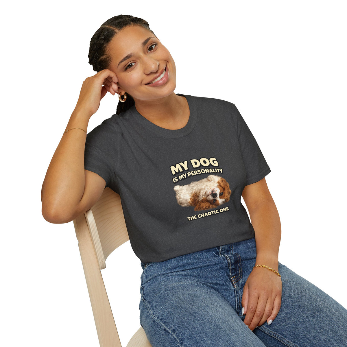 My Dog Is My Personality – "The Chaotic One" – Personalized Custom Dog Shirt