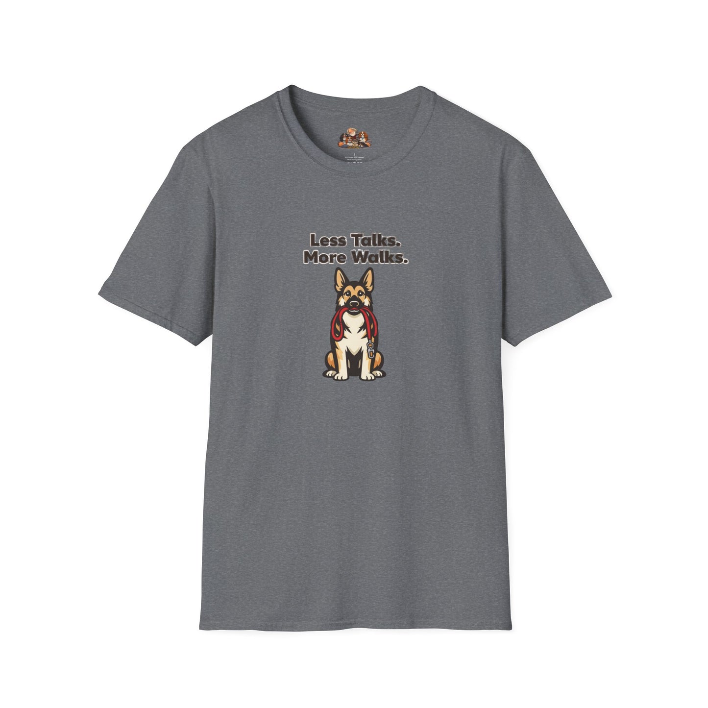 Less Talks. More Walks.  —  Soft-Color Minimalist Family Collection For Adult Dog Lovers