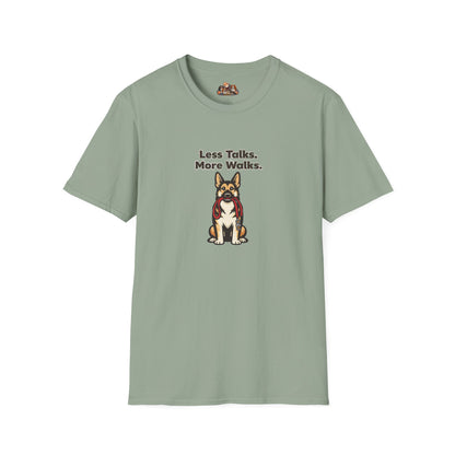 Less Talks. More Walks.  —  Soft-Color Minimalist Family Collection For Adult Dog Lovers