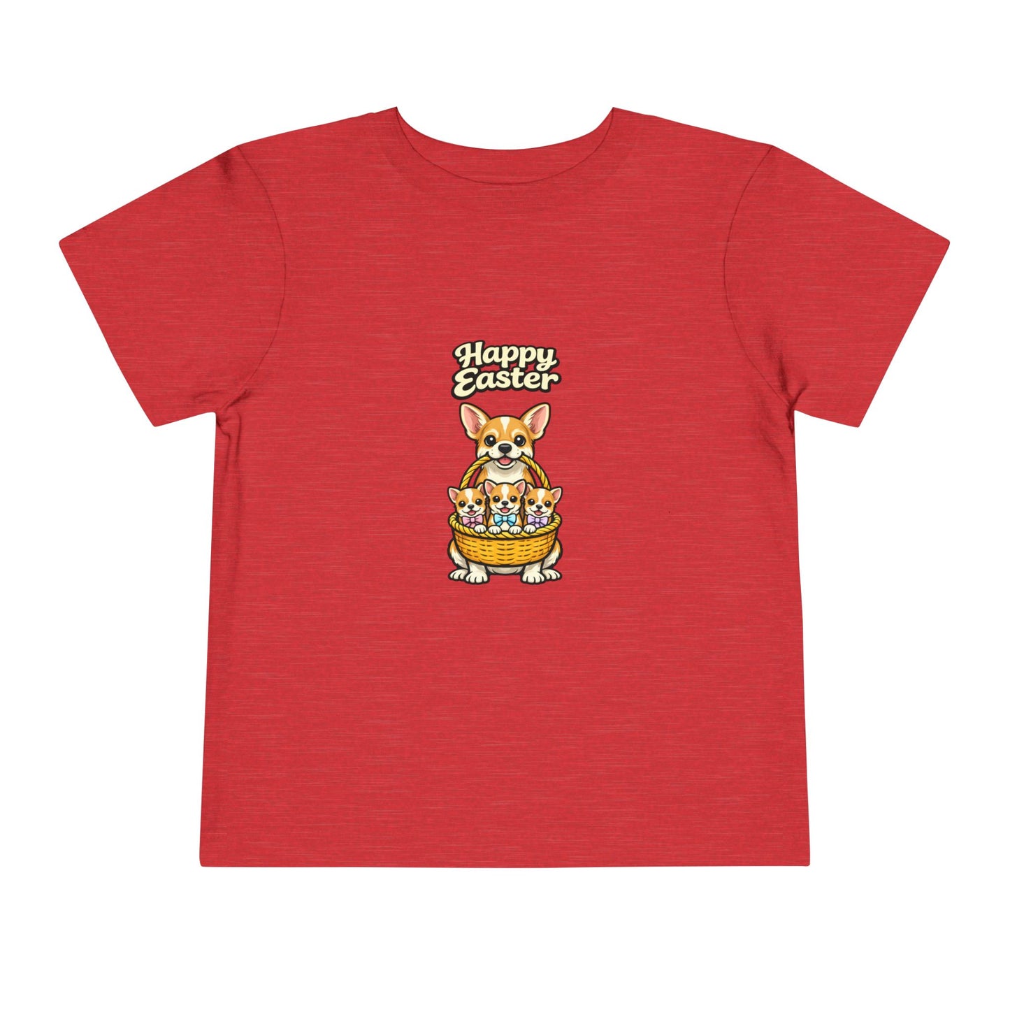 Chihuahua Family Happy Easter -- Toddler Dog Lover Tee