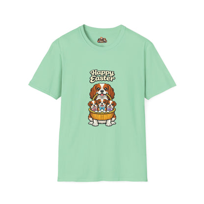 Cavalier King Charles Spaniel Family "Happy Easter"