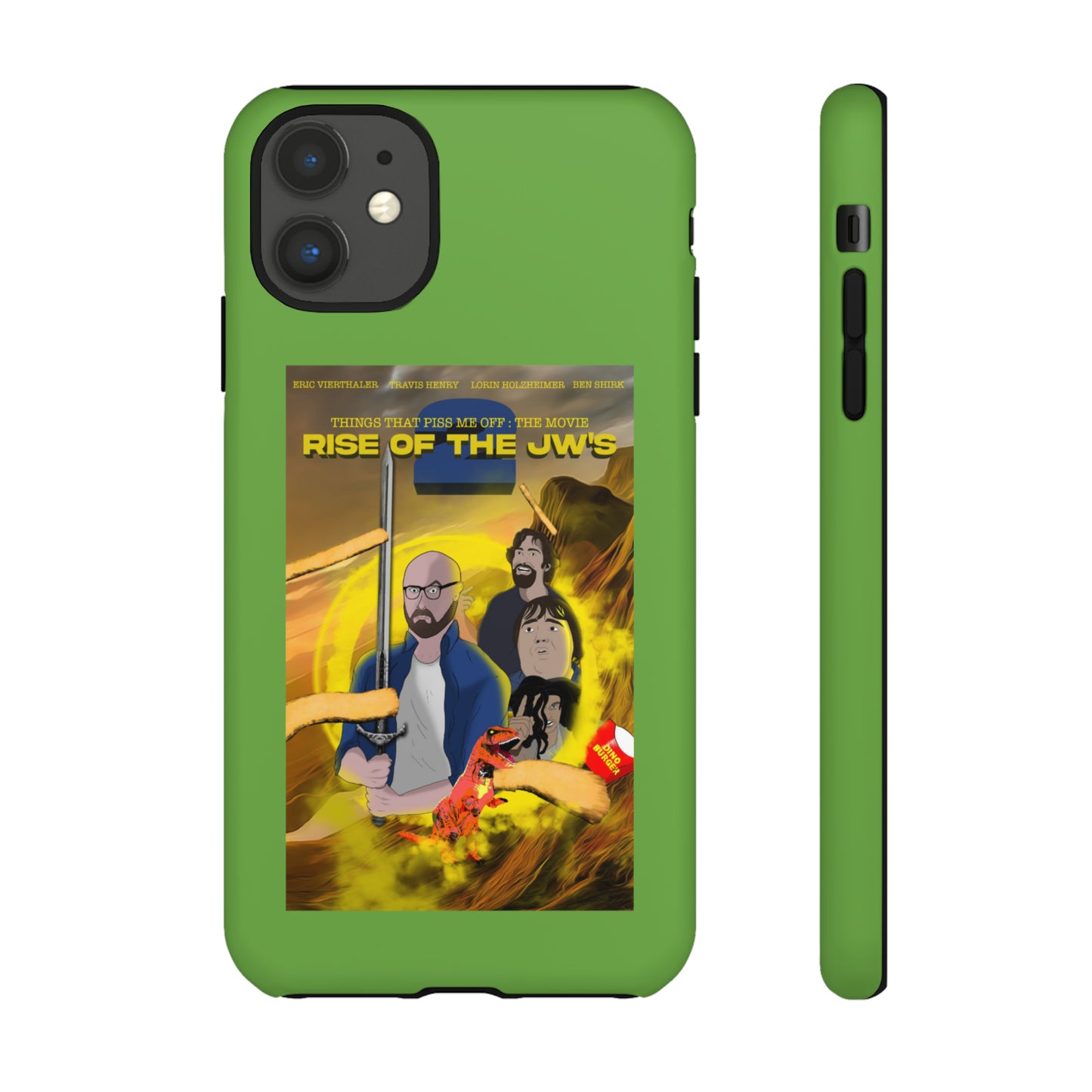 Rise Of The JW's Tough Phone Case (green)