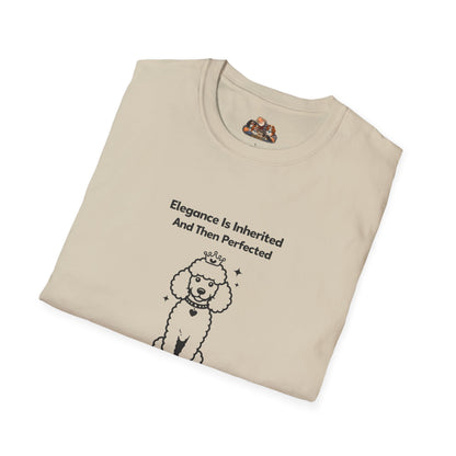Elegance Is Inherited And Then Perfected  —  Black And White Minimalist Family Collection For Adult Dog Lovers
