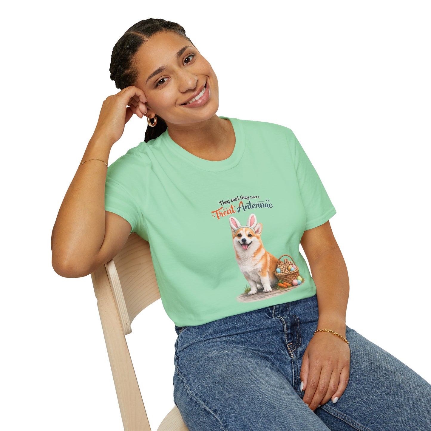 Corgi Treat Antenna™ – Easter Dog Lover Tee