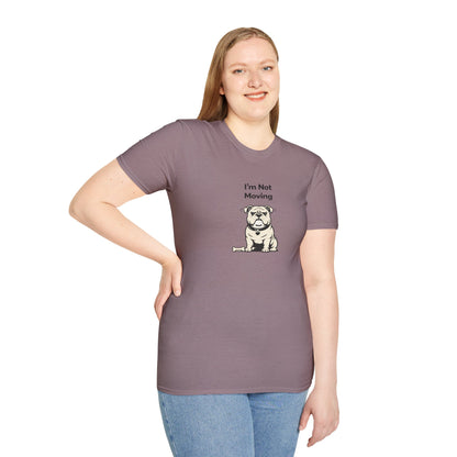 I'm Not Moving  —  Soft-Color Minimalist Family Collection For Adult Dog Lovers