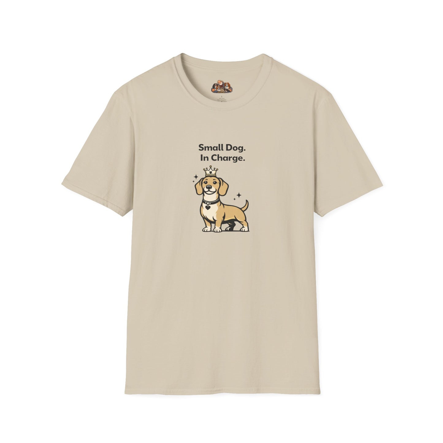 Small Dog. In Charge.  —  Soft-Color Minimalist Family Collection For Adult Dog Lovers