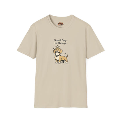 Small Dog. In Charge.  —  Soft-Color Minimalist Family Collection For Adult Dog Lovers