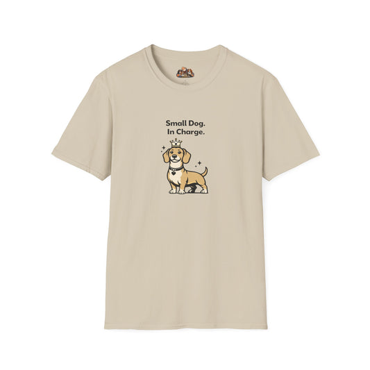 Small Dog. In Charge.  —  Soft-Color Minimalist Family Collection For Adult Dog Lovers