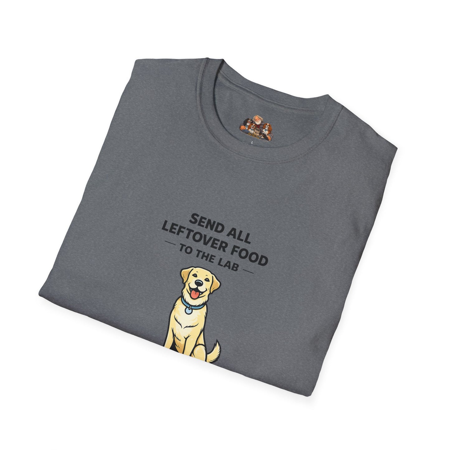 Send All Leftover Food To The Lab  —  Soft-Color Minimalist Family Collection For Adult Dog Lovers