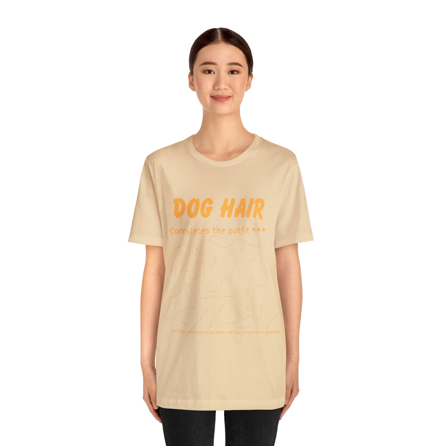 GOLD  Dog Hair Completes the Outfit Jersey Tee