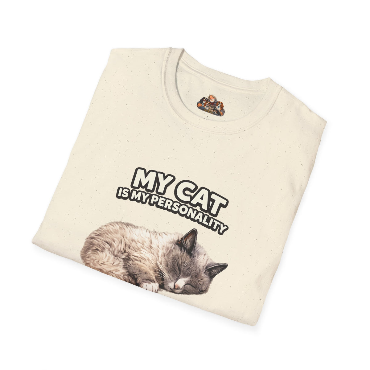 My Cat Is My Personality – "The Calm Presence" – Personalized Custom Cat Shirt