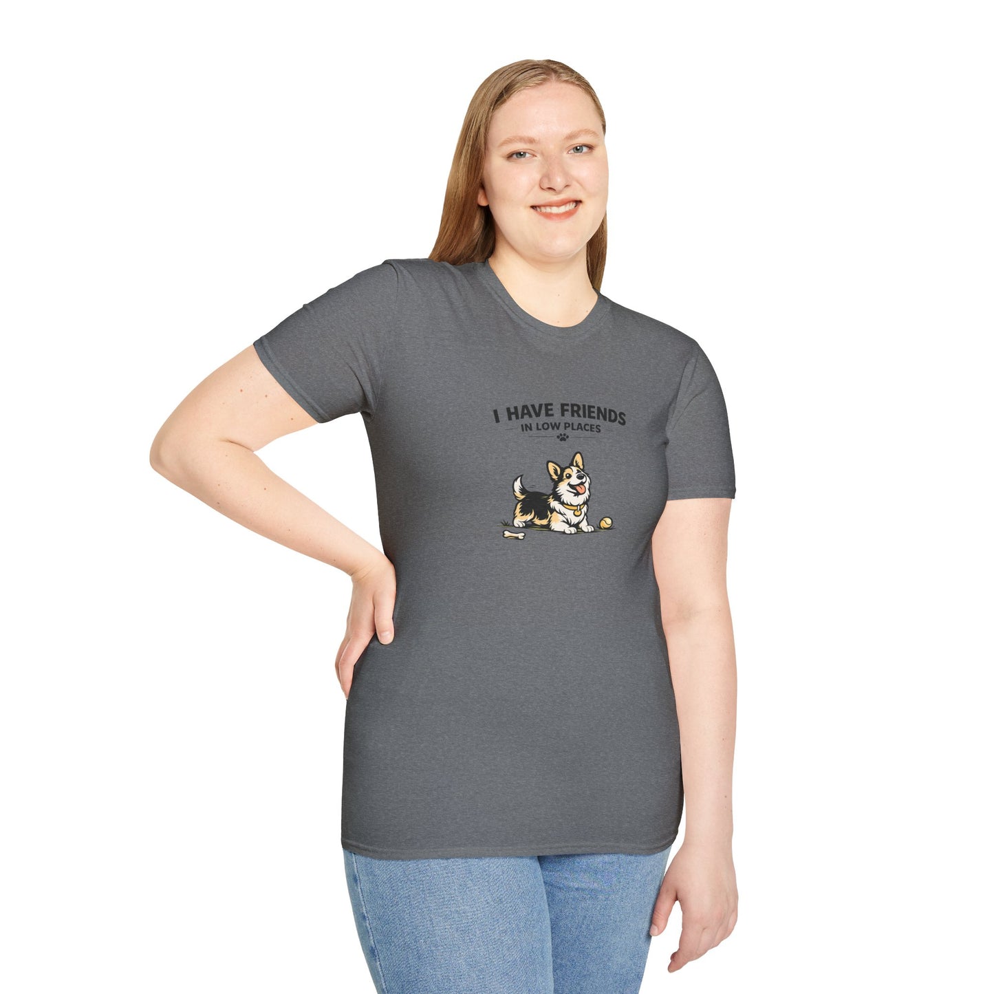 I Have Friends In Low Places  —  Soft-Color Minimalist Family Collection For Adult Dog Lovers