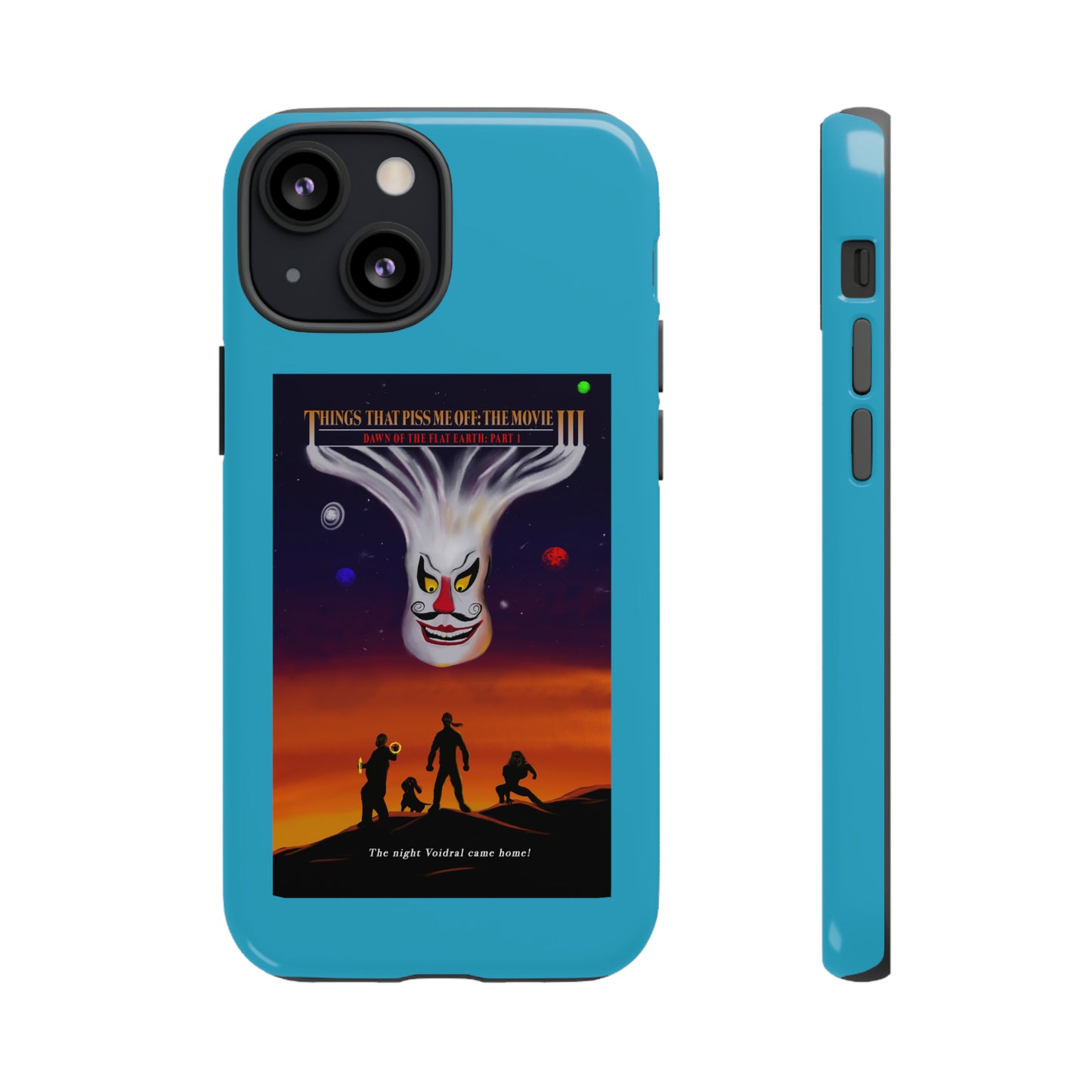 Dawn Of The Flat Earth: Part I Tough Phone Case (turquoise)